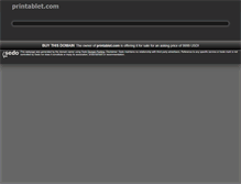 Tablet Screenshot of printablet.com